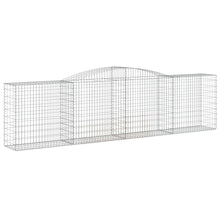 Schanskorven 9 st gewelfd 400x50x100/120 cm ijzer 9 400 x 50 x 100/120 cm