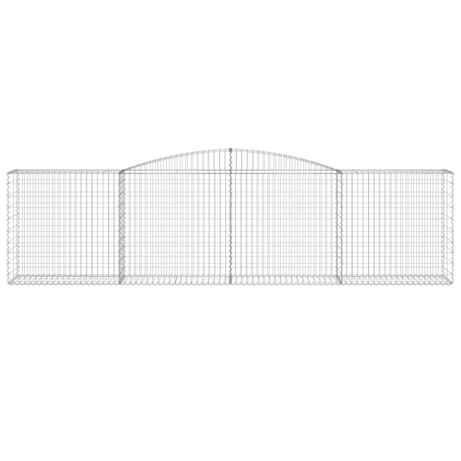 Schanskorven 25 st gewelfd 400x50x100/120 cm ijzer 25 400 x 50 x 100/120 cm
