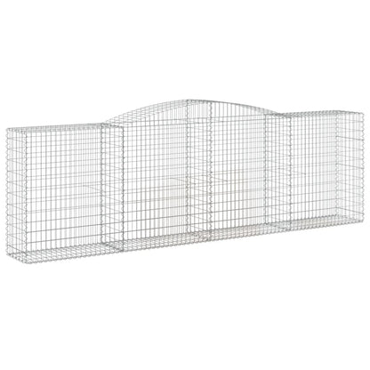 Schanskorven 7 st gewelfd 400x50x120/140 cm ijzer 7 400 x 50 x 120/140 cm