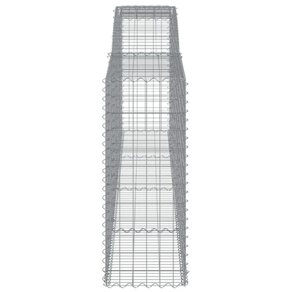 Schanskorven 7 st gewelfd 400x50x120/140 cm ijzer 7 400 x 50 x 120/140 cm
