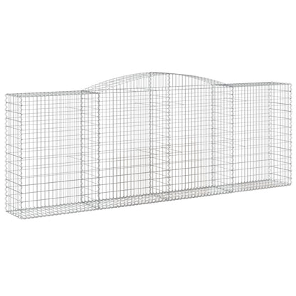 Schanskorven 3 st gewelfd 400x50x140/160 cm ijzer 3 400 x 50 x 140/160 cm