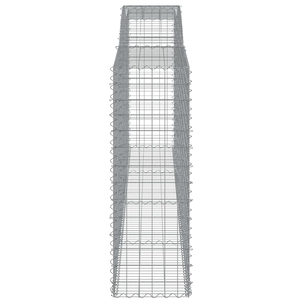 Schanskorven 5 st gewelfd 400x50x140/160 cm ijzer 5 400 x 50 x 140/160 cm