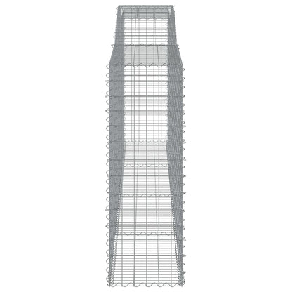 Schanskorven 5 st gewelfd 400x50x140/160 cm ijzer 5 400 x 50 x 140/160 cm