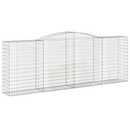 Schanskorven 6 st gewelfd 400x50x140/160 cm ijzer 6 400 x 50 x 140/160 cm