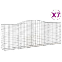Schanskorven 7 st gewelfd 400x50x140/160 cm ijzer 7 400 x 50 x 140/160 cm