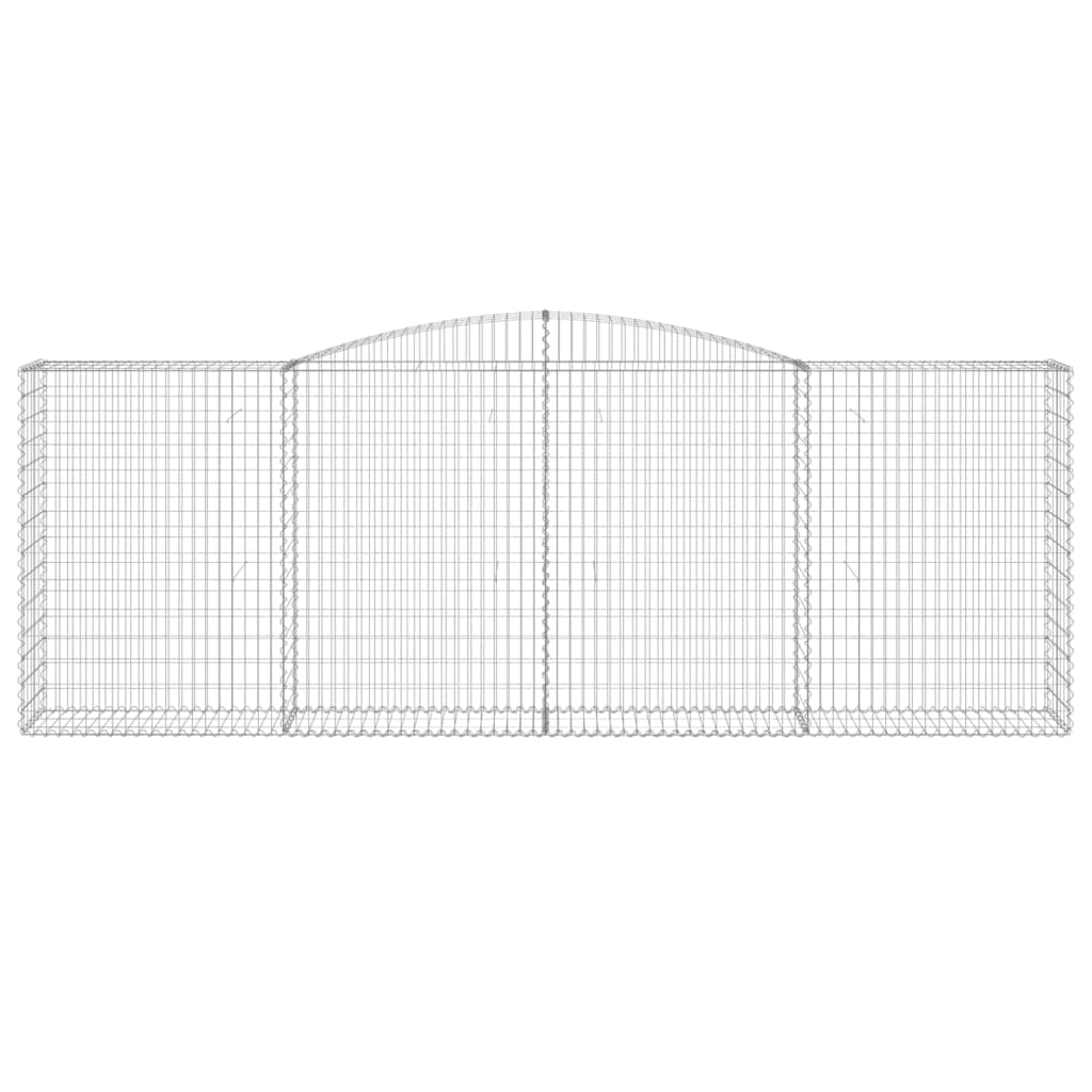 Schanskorven 15 st gewelfd 400x50x140/160 cm ijzer 15 400 x 50 x 140/160 cm