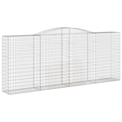 Schanskorven 2 st gewelfd 400x50x160/180 cm ijzer 2 400 x 50 x 160/180 cm