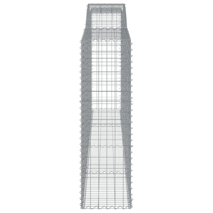Schanskorven 3 st gewelfd 400x50x160/180 cm ijzer 3 400 x 50 x 160/180 cm