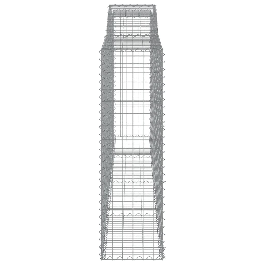 Schanskorven 5 st gewelfd 400x50x160/180 cm ijzer 5 400 x 50 x 160/180 cm