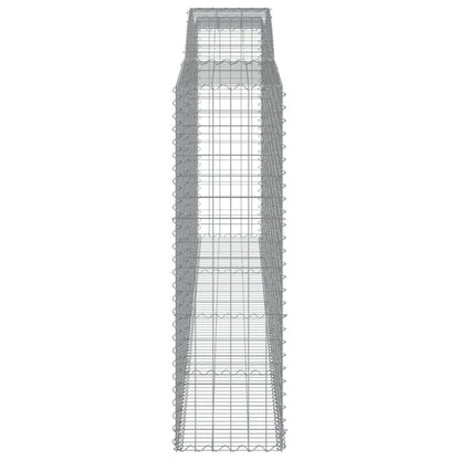 Schanskorven 5 st gewelfd 400x50x160/180 cm ijzer 5 400 x 50 x 160/180 cm