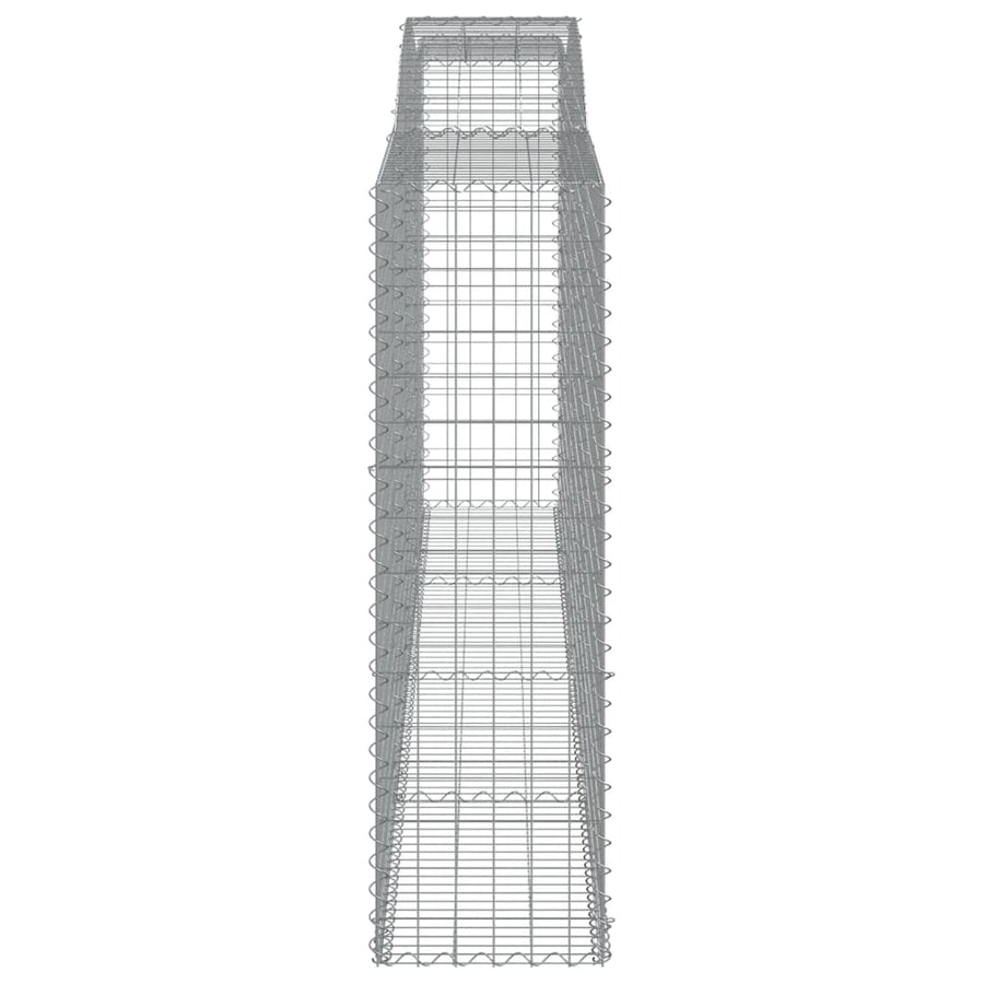Schanskorven 5 st gewelfd 400x50x160/180 cm ijzer 5 400 x 50 x 160/180 cm