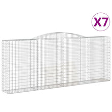 Schanskorven 7 st gewelfd 400x50x160/180 cm ijzer 7 400 x 50 x 160/180 cm
