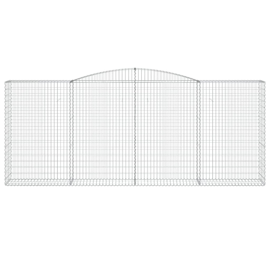 Schanskorven 7 st gewelfd 400x50x160/180 cm ijzer 7 400 x 50 x 160/180 cm