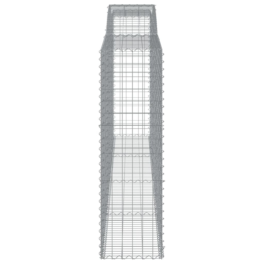 Schanskorven 10 st gewelfd 400x50x160/180 cm ijzer 10 400 x 50 x 160/180 cm