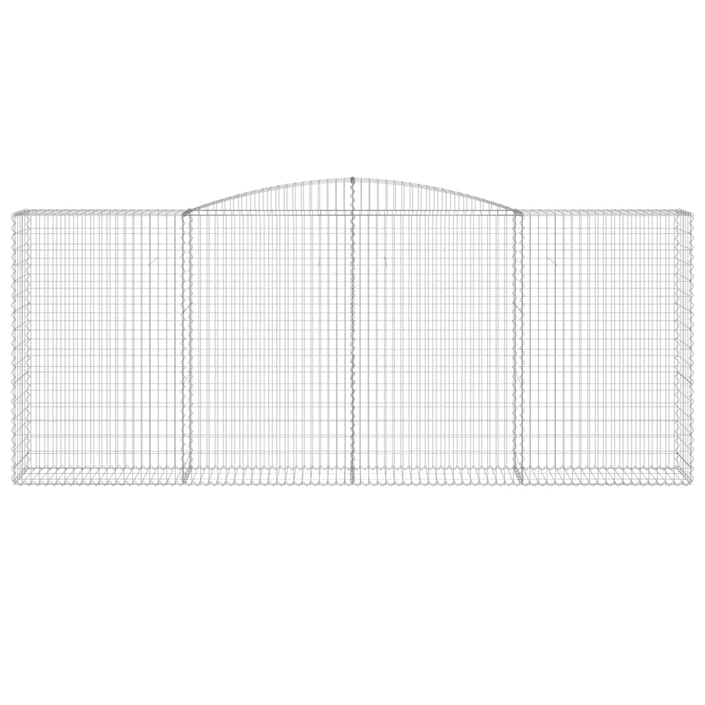 Schanskorven 15 st gewelfd 400x50x160/180 cm ijzer 15 400 x 50 x 160/180 cm