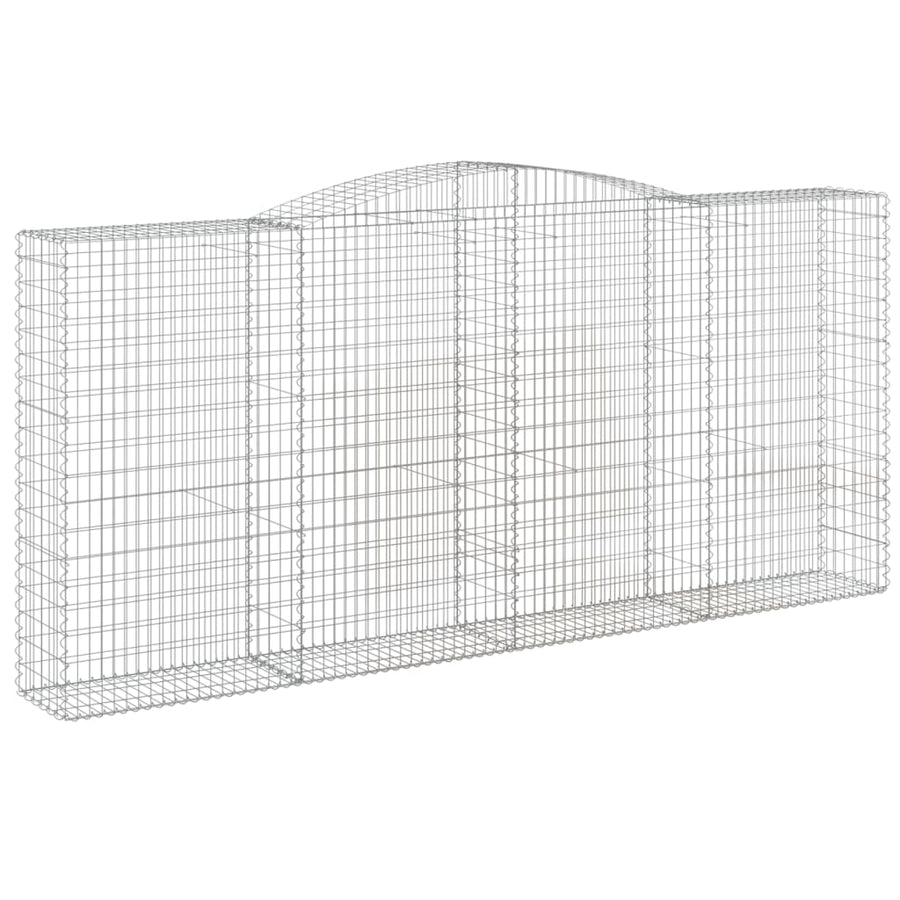 Schanskorven 3 st gewelfd 400x50x180/200 cm ijzer 3 400 x 50 x 180/200 cm