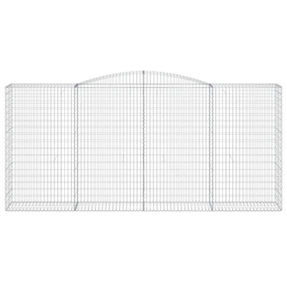 Schanskorven 3 st gewelfd 400x50x180/200 cm ijzer 3 400 x 50 x 180/200 cm