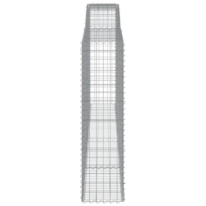Schanskorven 3 st gewelfd 400x50x180/200 cm ijzer 3 400 x 50 x 180/200 cm