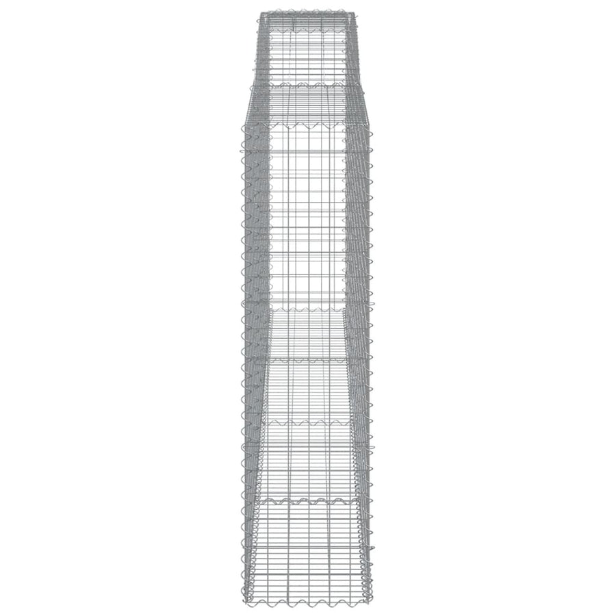 Schanskorven 3 st gewelfd 400x50x180/200 cm ijzer 3 400 x 50 x 180/200 cm