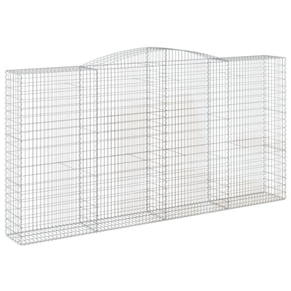 Schanskorven 3 st gewelfd 400x50x200/220 cm ijzer 3 400 x 50 x 200/220 cm