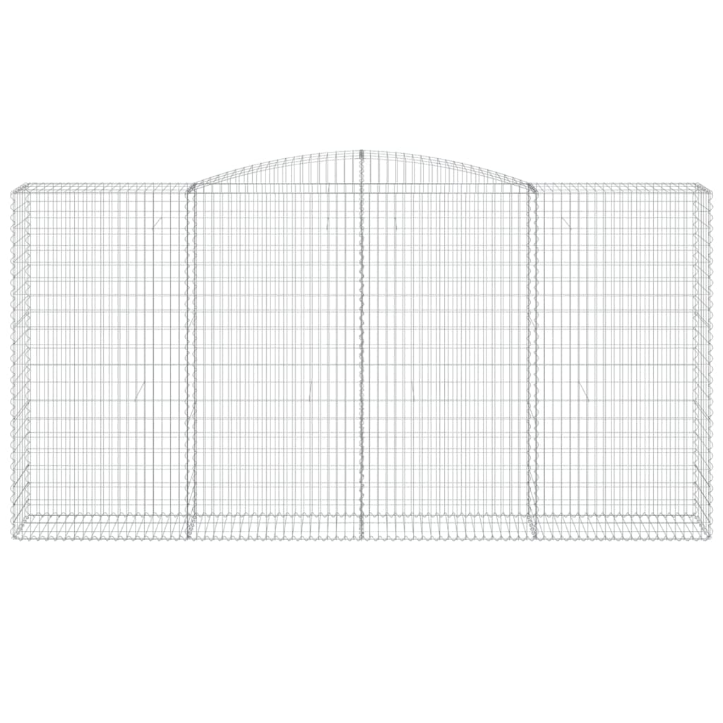 Schanskorven 3 st gewelfd 400x50x200/220 cm ijzer 3 400 x 50 x 200/220 cm