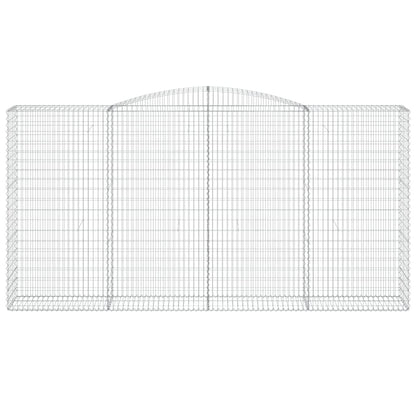 Schanskorven 3 st gewelfd 400x50x200/220 cm ijzer 3 400 x 50 x 200/220 cm
