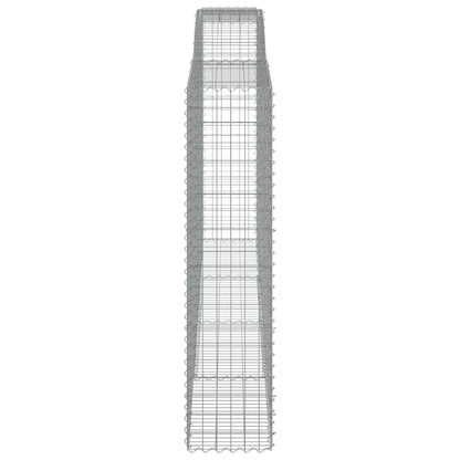 Schanskorven 3 st gewelfd 400x50x200/220 cm ijzer 3 400 x 50 x 200/220 cm