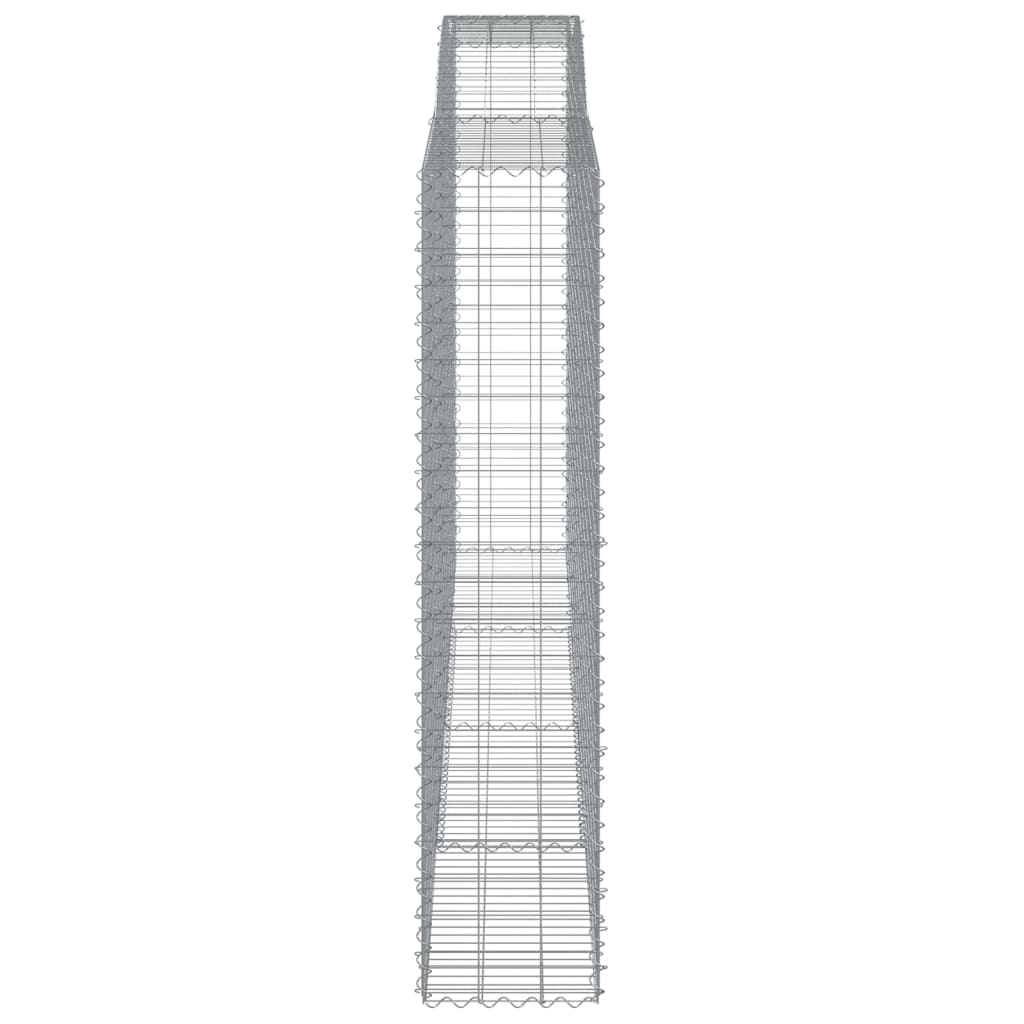 Schanskorven 5 st gewelfd 400x50x220/240 cm ijzer 5 400 x 50 x 220/240 cm