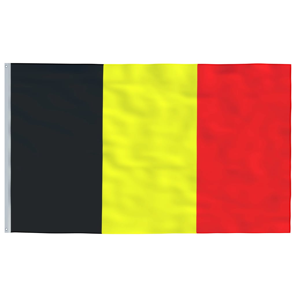 Vlag Met Vlaggenmast België 6,23 M Aluminium