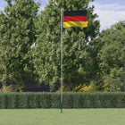 Flag with flagpole Germany 6.08 m aluminum