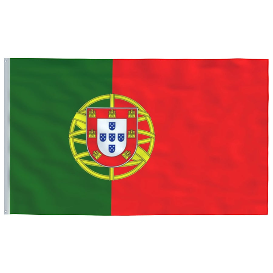 Vlag Met Vlaggenmast Portugal 6,23 M Aluminium