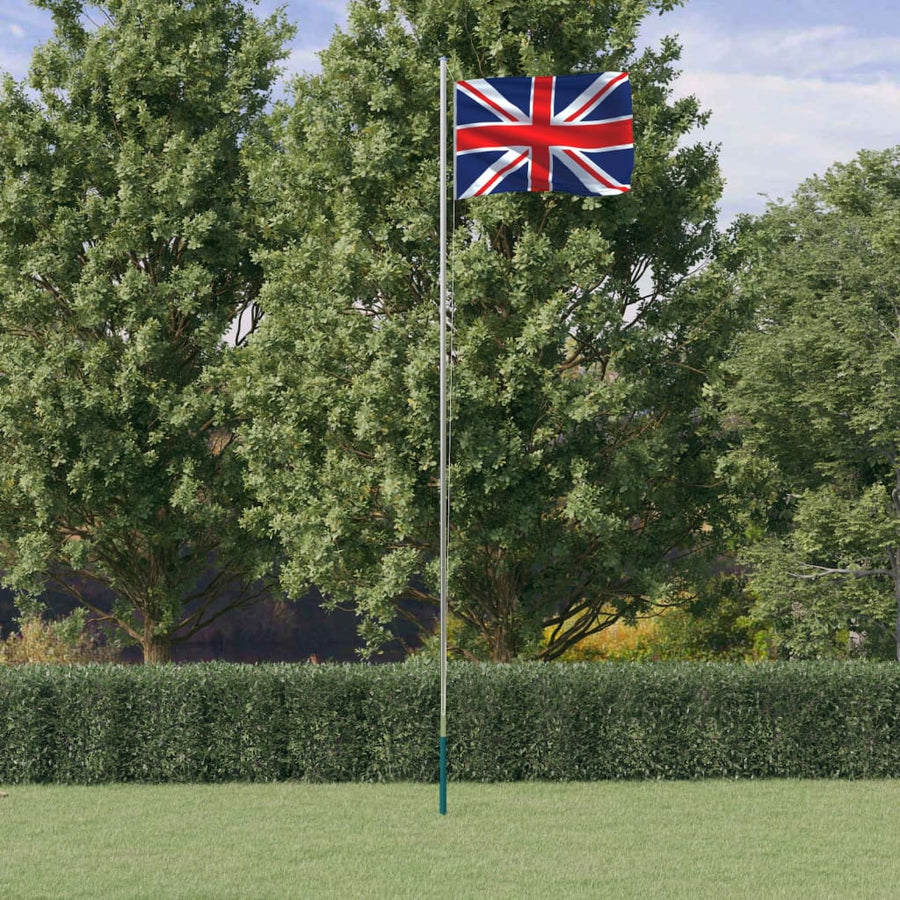 Vlag Met Vlaggenmast Verenigd Koninkrijk 6,23 M Aluminium