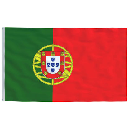 Vlag Met Vlaggenmast Portugal 5,55 M Aluminium