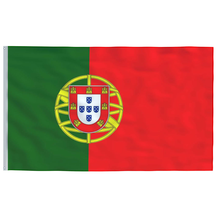 Vlag Met Vlaggenmast Portugal 5,55 M Aluminium