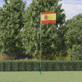 Vlag met vlaggenmast Spanje 5,5 m aluminium