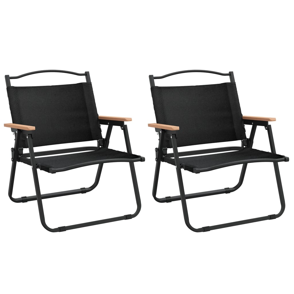 Campingstoelen Oxford Stof 54 x 43 x 59 cm Zwart