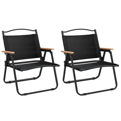 Campingstoelen Oxford Stof 54 x 43 x 59 cm Zwart