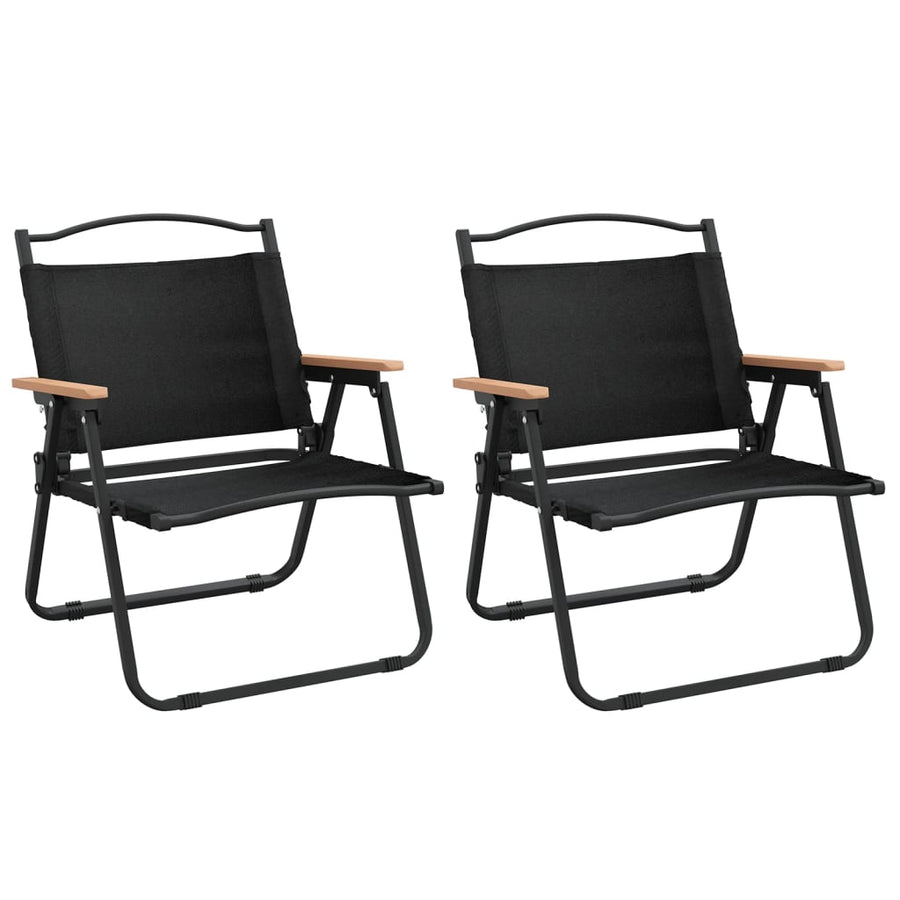 Campingstoelen Oxford Stof 54 x 43 x 59 cm Zwart