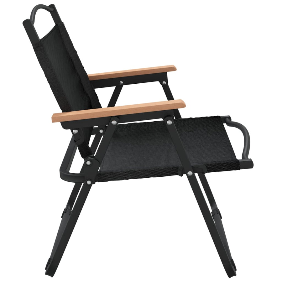 Campingstoelen Oxford Stof 54 x 43 x 59 cm Zwart