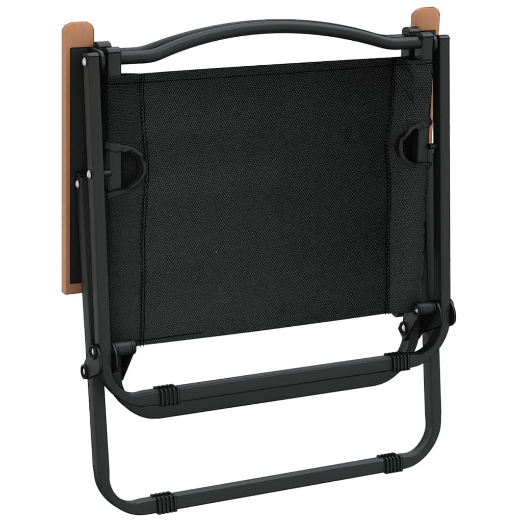 Campingstoelen Oxford Stof 54 x 43 x 59 cm Zwart