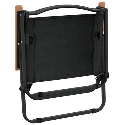 Campingstoelen Oxford Stof 54 x 43 x 59 cm Zwart