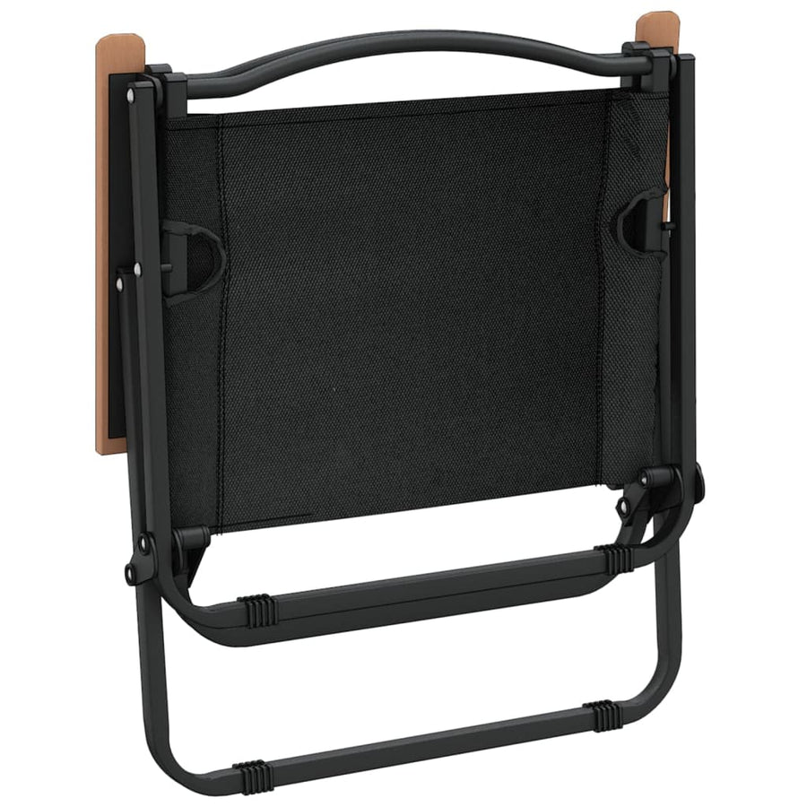 Campingstoelen Oxford Stof 54 x 43 x 59 cm Zwart