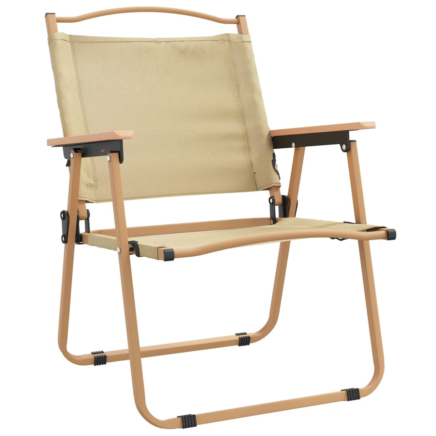 Campingstoelen Oxford Stof 54 x 55 x 78 cm Beige