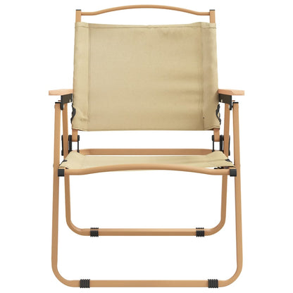 Campingstoelen Oxford Stof 54 x 55 x 78 cm Beige