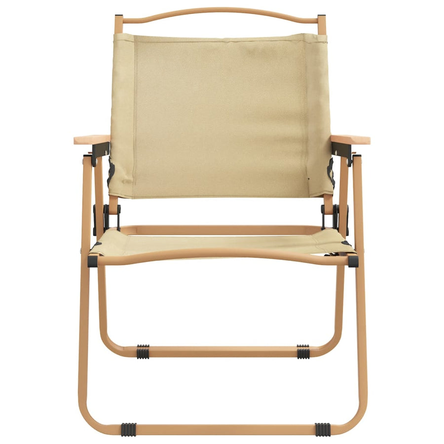 Campingstoelen Oxford Stof 54 x 55 x 78 cm Beige
