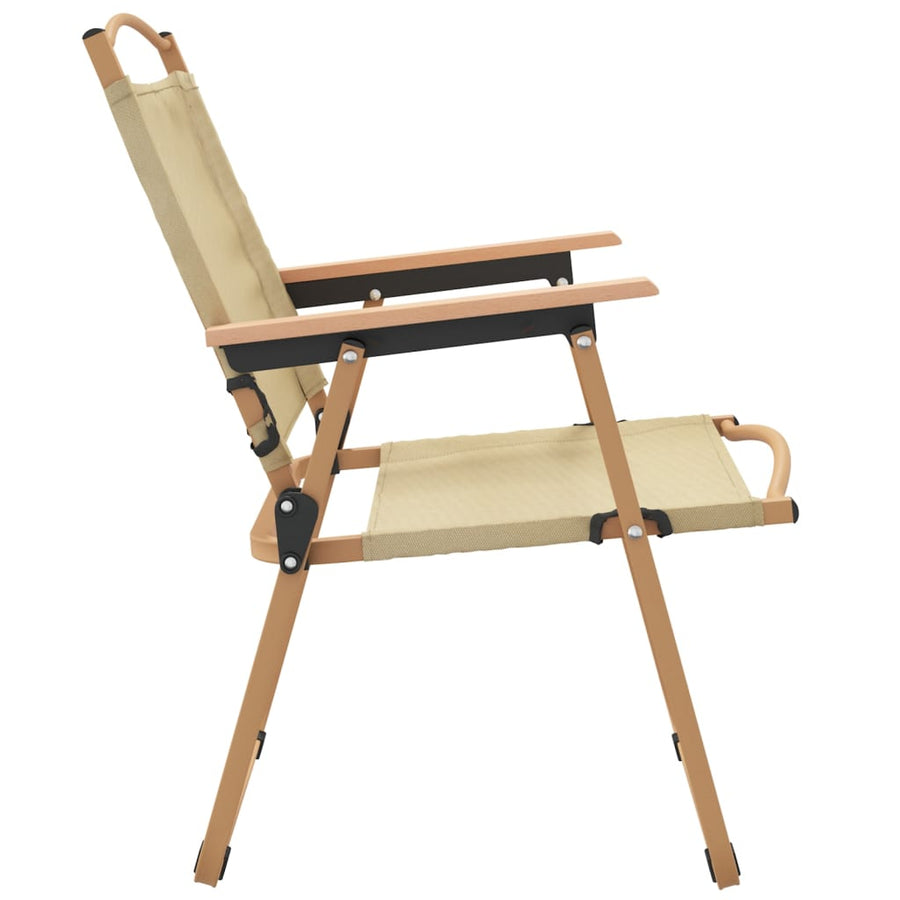Campingstoelen Oxford Stof 54 x 55 x 78 cm Beige