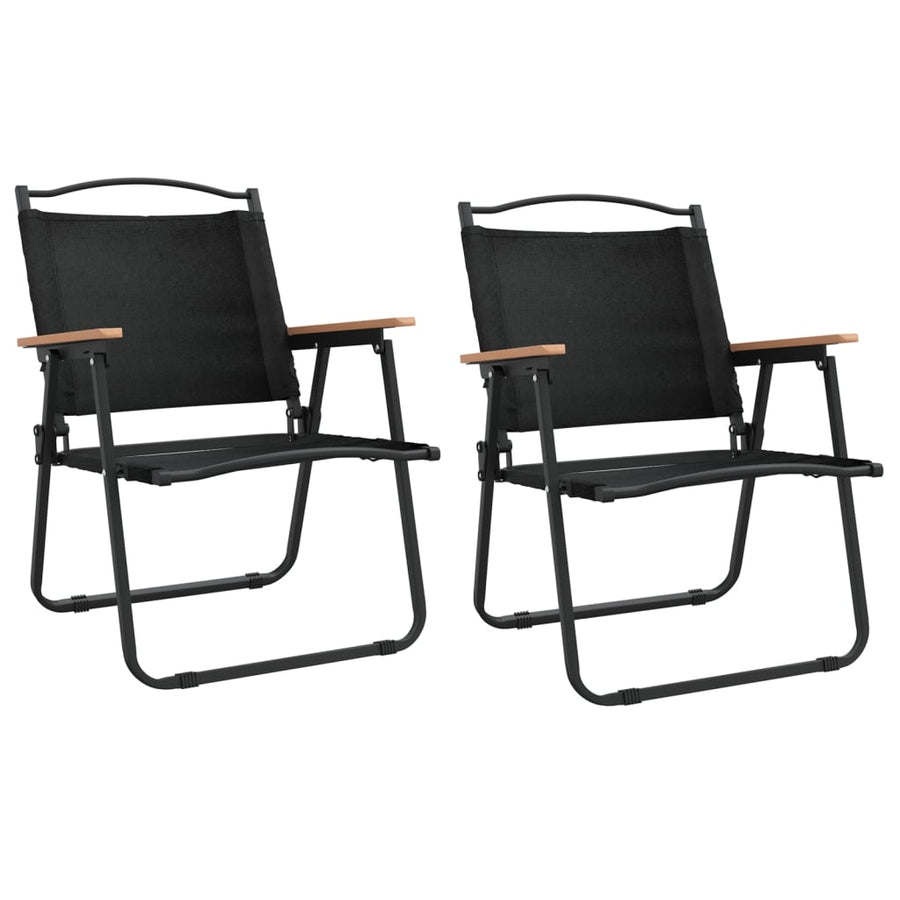 Campingstoelen Oxford Stof 54 x 55 x 78 cm Zwart
