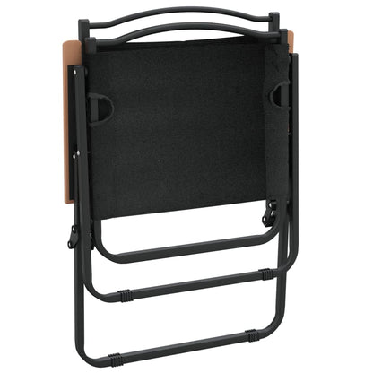 Campingstoelen Oxford Stof 54 x 55 x 78 cm Zwart