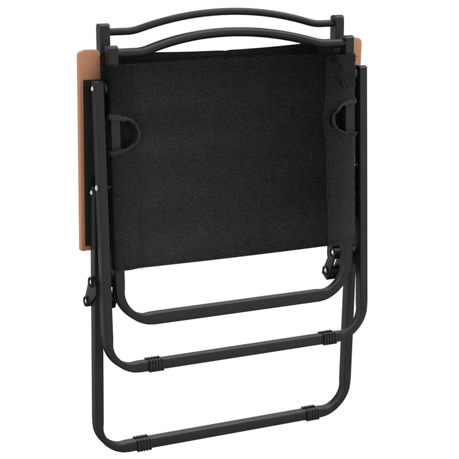 Campingstoelen Oxford Stof 54 x 55 x 78 cm Zwart