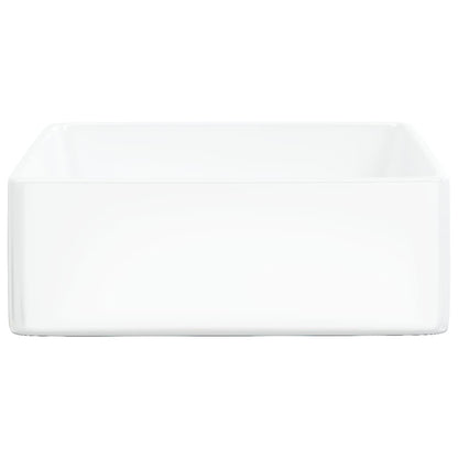 Wasbak 37X37X13 Cm Vierkant Keramiek Wit
